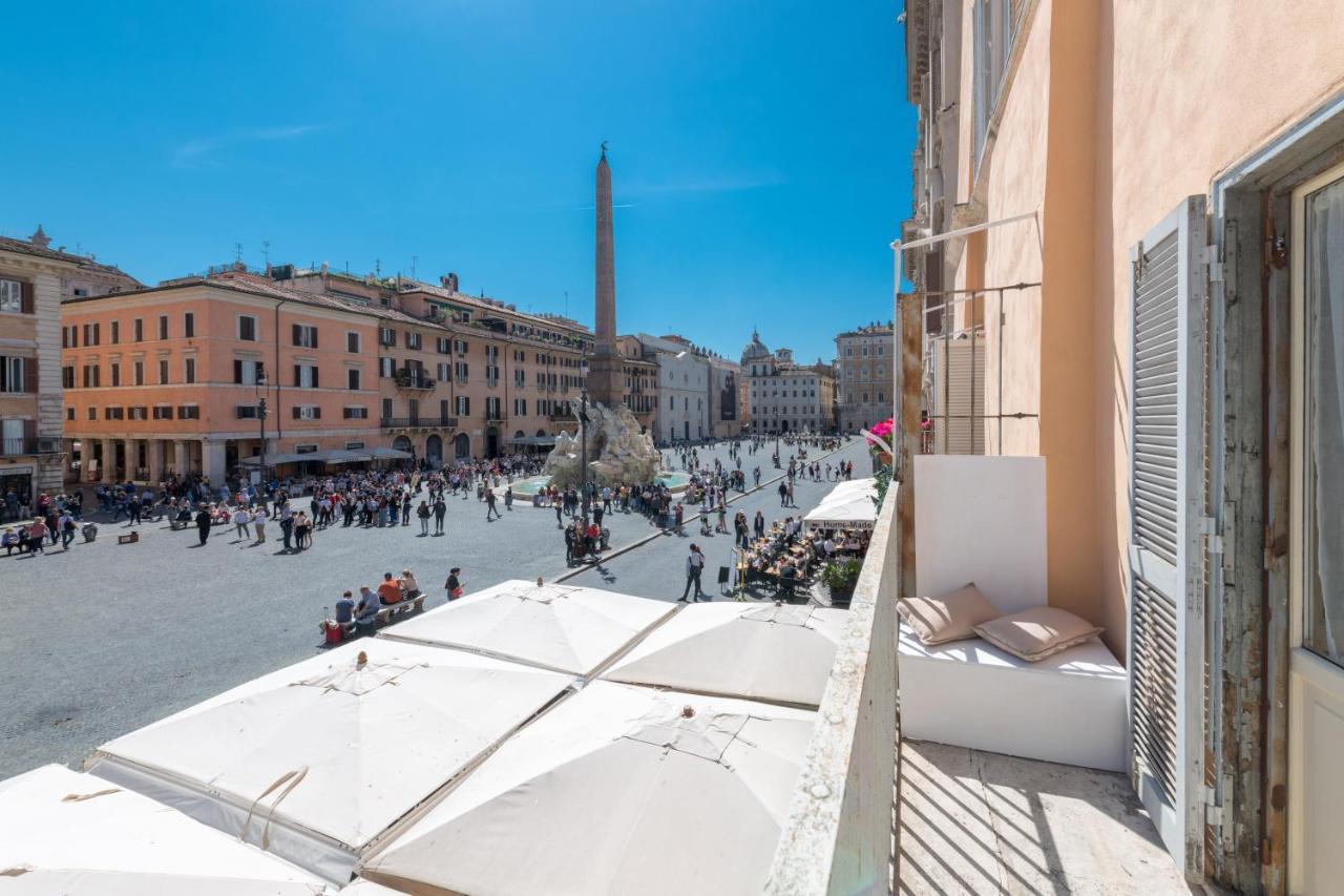 Apartament NEW! Amazing Piazza Navona View Rzym Zewnętrze zdjęcie