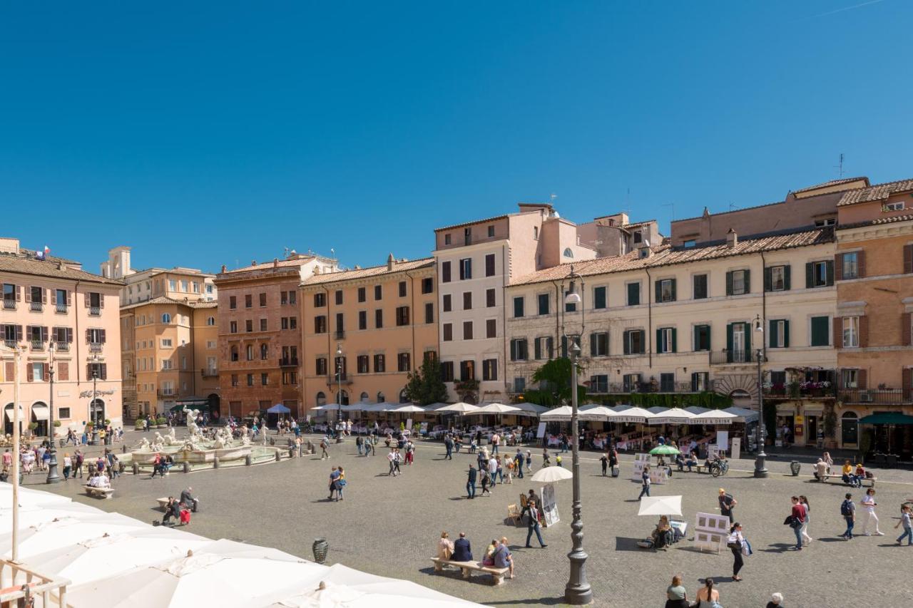 Apartament NEW! Amazing Piazza Navona View Rzym Zewnętrze zdjęcie