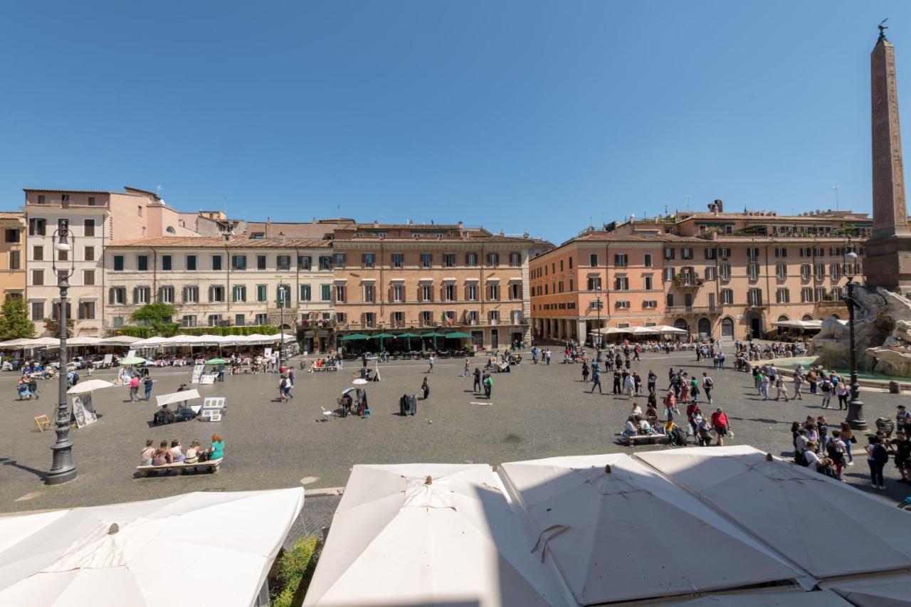 Apartament NEW! Amazing Piazza Navona View Rzym Zewnętrze zdjęcie