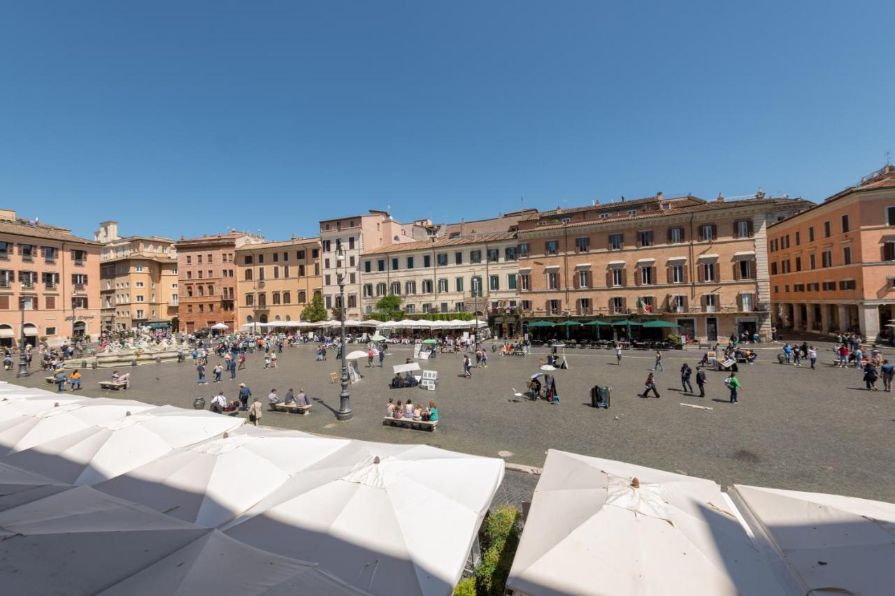 Apartament NEW! Amazing Piazza Navona View Rzym Zewnętrze zdjęcie