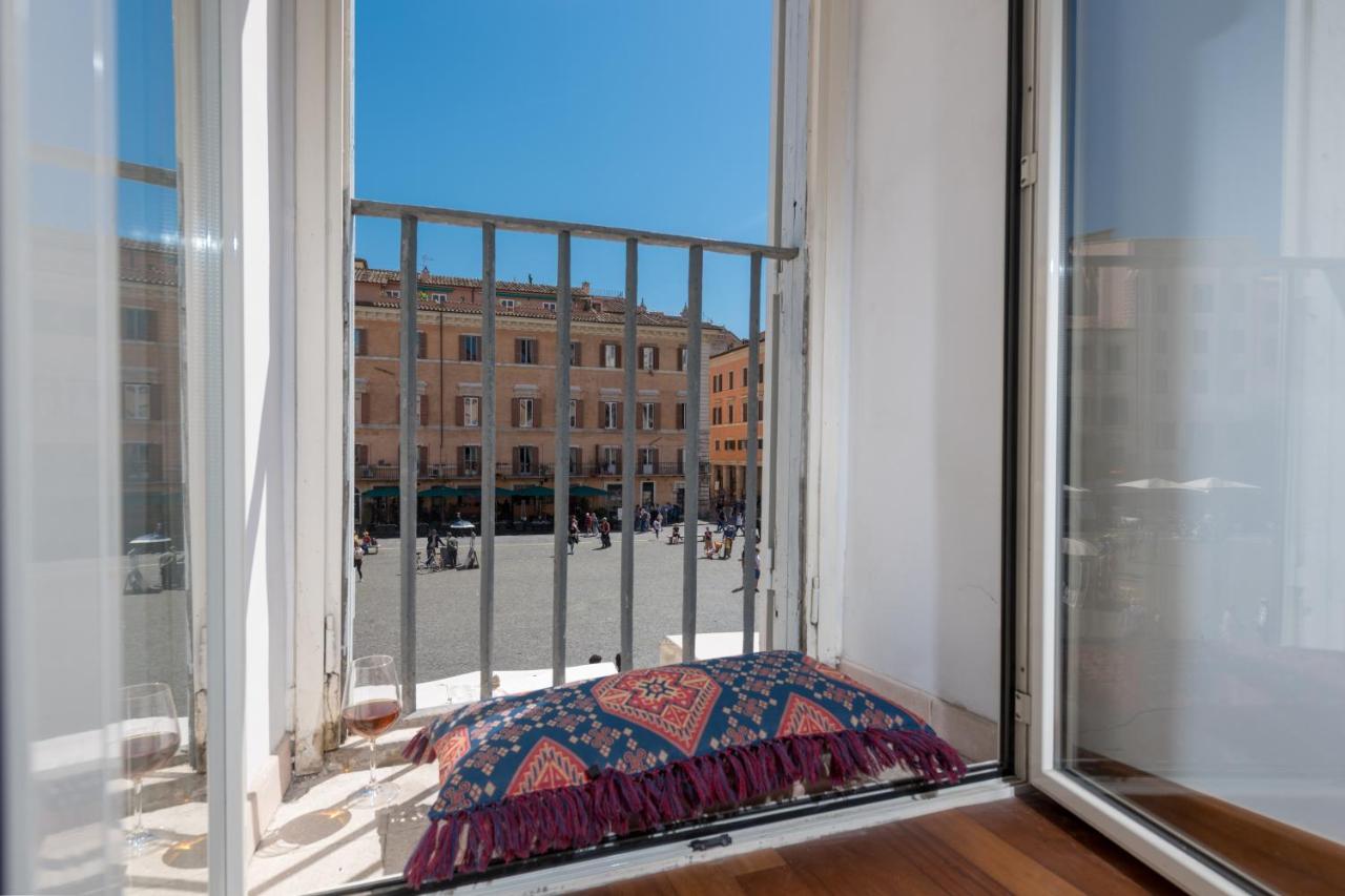 Apartament NEW! Amazing Piazza Navona View Rzym Zewnętrze zdjęcie