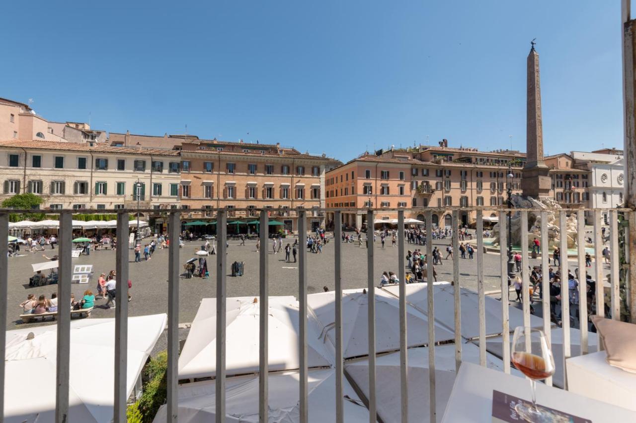 Apartament NEW! Amazing Piazza Navona View Rzym Zewnętrze zdjęcie
