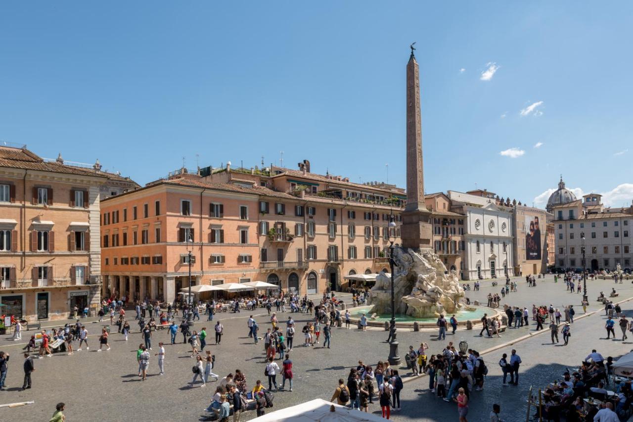Apartament NEW! Amazing Piazza Navona View Rzym Zewnętrze zdjęcie