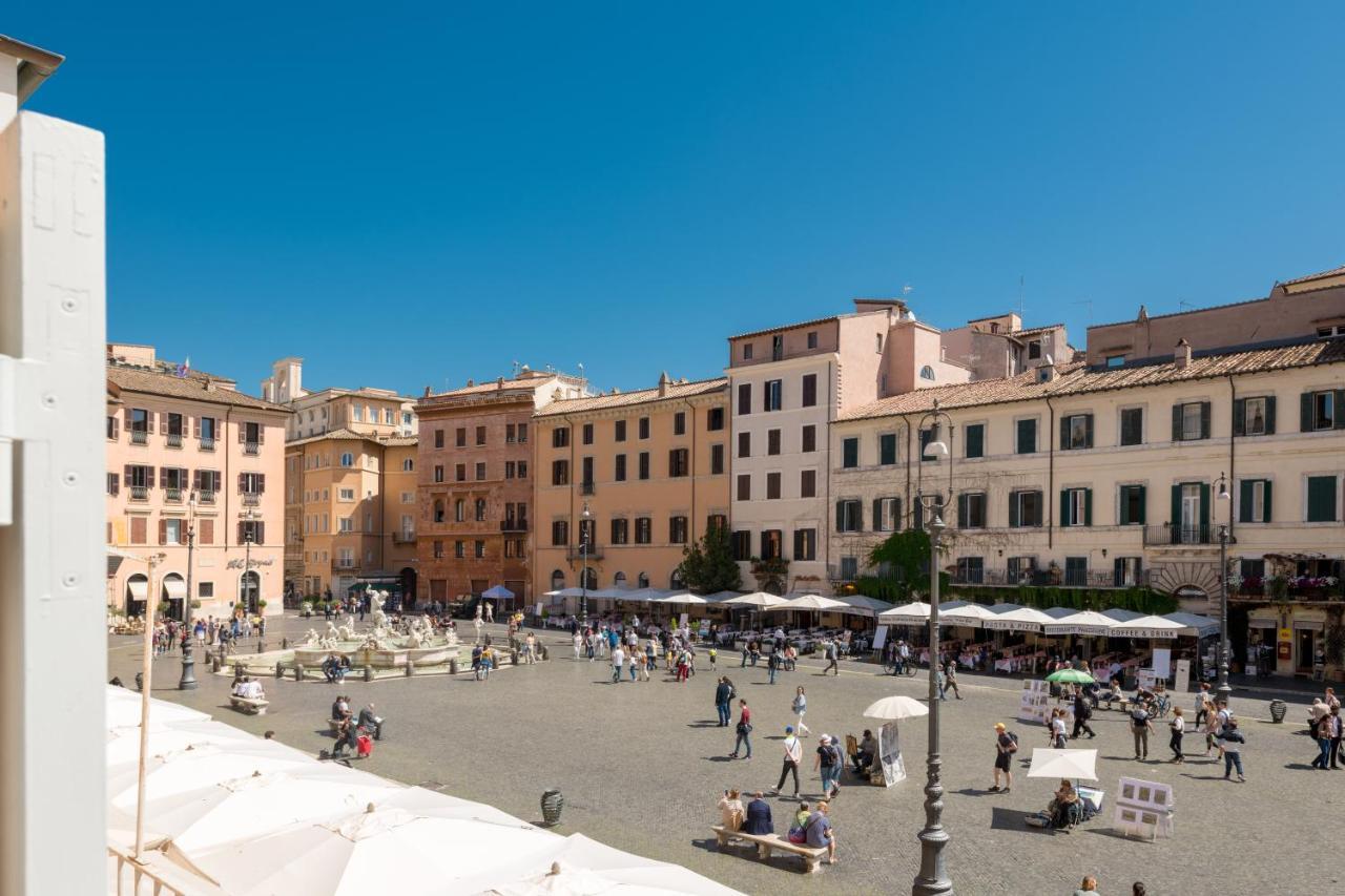 Apartament NEW! Amazing Piazza Navona View Rzym Zewnętrze zdjęcie