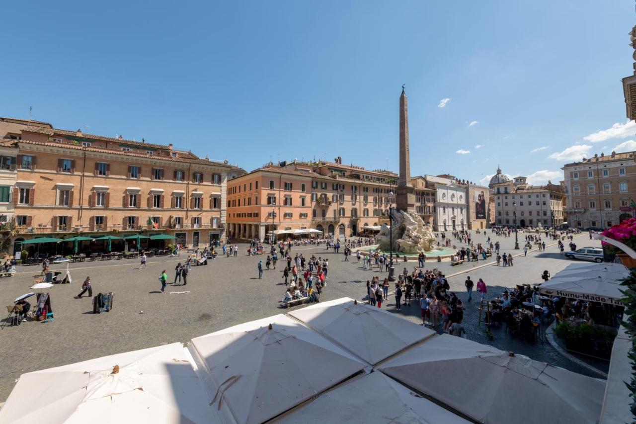 Apartament NEW! Amazing Piazza Navona View Rzym Zewnętrze zdjęcie
